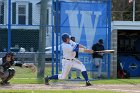 Baseball vs Suffolk  Wheaton College Baseball vs Suffolk University. - (Photo by Keith Nordstrom) : Wheaton, baseball